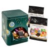Winter Magic Cookie Tin with Gingerbread treats