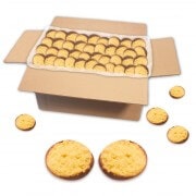 Schokolierter Butterkeks mit Streusel, vollmilch, Lose Ware - 2 Kg