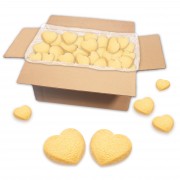 Butter hearts biscuits, loose goods - 2 kg