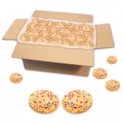 Butter cookies with colorful sugar sprinkles, loose goods - 2 kg