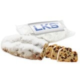 Christstollen 750g Werbemittel mit individuell bedrucktem Label