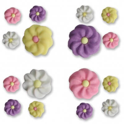 Sugar Decoration - Flowers Mini, 1.000 pieces