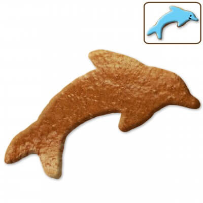 Lebkuchen Delfin Rohling, 12cm