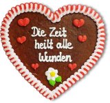 Die Zeit heilt alle Wunden - Gingerbread Heart 23cm