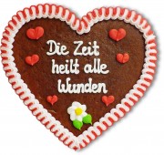 Die Zeit heilt alle Wunden - Gingerbread Heart 23cm