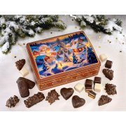 Lebkuchen Dose "Dorfidylle" mit Lebkuchen Gebäckmischung und Lebkuchenkonfekt