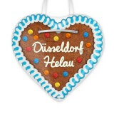 Düsseldorf Helau - Gingerbread Heart 12cm
