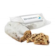 Edel - Marzipan - Stollen 500g individualisierbar mit Firmenlogo