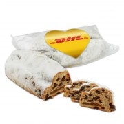 Edel-Marzipan - Stollen 750g mit bedrucktem Label als Give-Away