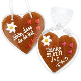 Gingerbread Heart Invitation Johanna