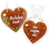 Gingerbread Heart Invitation Julian