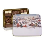 Geschenkdose Winterdorf