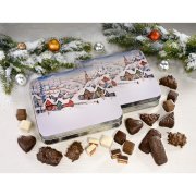 Geschenkdose Winterdorf