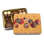 Lebkuchen Blechdose - Christbaumkugeln