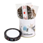 Christmas Gift Tin with Nuremberg Gingerbread - Personalized with Your Logo
