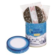 Blechdose "Frohe Weihnachten" mit Nürnberger Lebkuchen