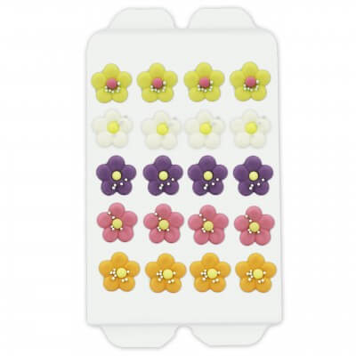 Candy decorations edible flowers, 20 pieces
