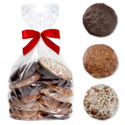 Fine Oblate Lebkuchen - Basic Quality - Second Choice - Package of 12 pc.