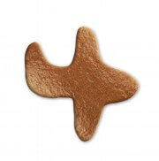Blank gingerbread airplane 18cm, for decoration