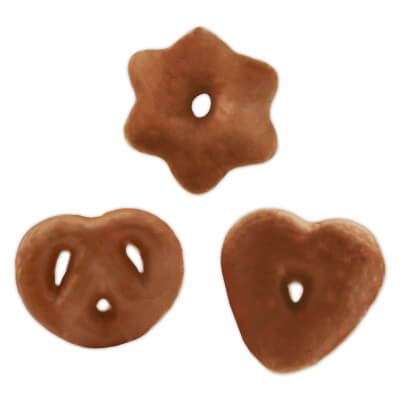 Overview of shapes star heart pretzel
