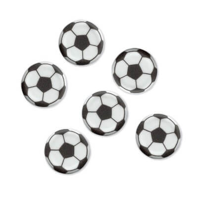 sugar deco soccer topper, 100-pieces