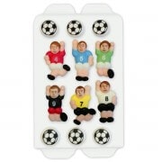 Sugar decorating football set, 12-parts