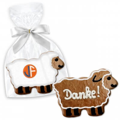 Easter lamb Easter cookie about 12cm opt. with text or logo