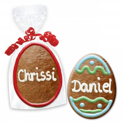 Easter cookie place cards, Easter egg 12cm