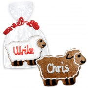 Easter cookie place cards, Easter lamb 12cm