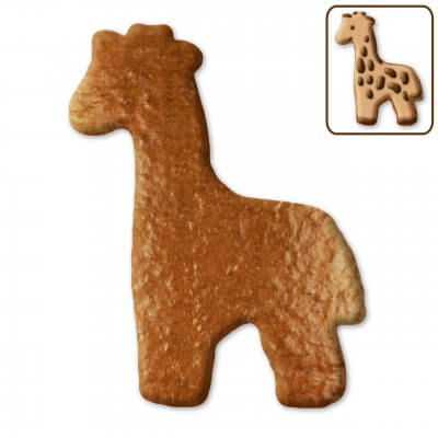 Gingerbread giraffe blank, 12 cm
