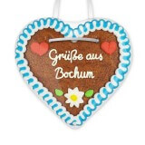 Grüße aus Bochum - Gingerbread Heart 12cm