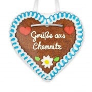 Grüße aus Chemnitz - Lebkuchenherzen 12cm