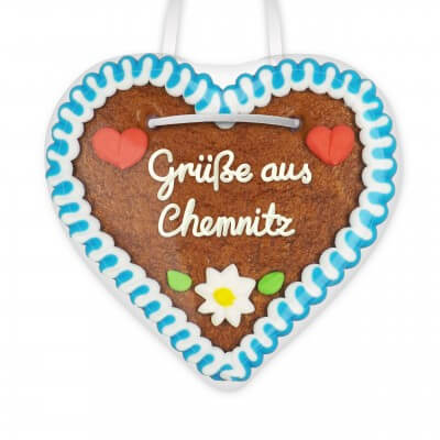 Grüße aus Chemnitz - Gingerbread Heart 12cm