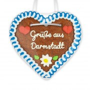 Grüße aus Darmstadt - Gingerbread Heart 12cm