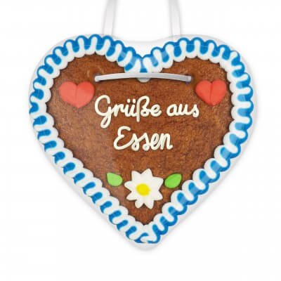 Grüße aus Essen - Gingerbread Heart 12cm