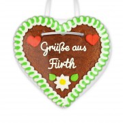 Grüße aus Fürth - Gingerbread Heart 12cm