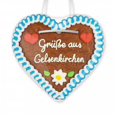 Grüße aus Gelsenkirchen - Gingerbread Heart 12cm