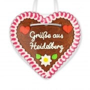 Grüße aus Heidelberg - Lebkuchenherzen 12cm