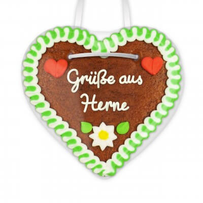Grüße aus Herne - Gingerbread Heart 12cm