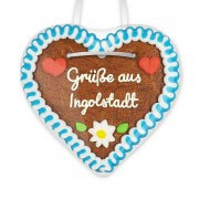 Grüße aus Ingolstadt - Gingerbread Heart 12cm