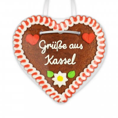 Grüße aus Kassel - Gingerbread Heart 12cm