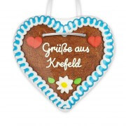 Grüße aus Krefeld - Gingerbread Heart 12cm