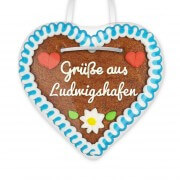 Grüße aus Ludwigshafen - Gingerbread Heart 12cm