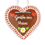 Grüße aus Mainz - Gingerbread Heart 12cm