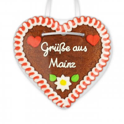 Grüße aus Mainz - Gingerbread Heart 12cm