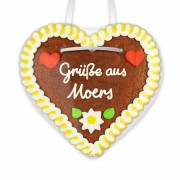 Grüße aus Moers - Gingerbread Heart 12cm