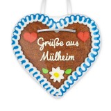 Grüße aus Mülheim - Gingerbread Heart 12cm