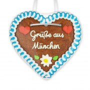 Grüße aus München - Gingerbread Heart 12cm