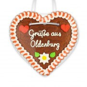 Grüße aus Oldenburg - Gingerbread Heart 12cm