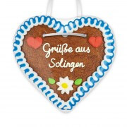 Grüße aus Solingen - Gingerbread Heart 12cm